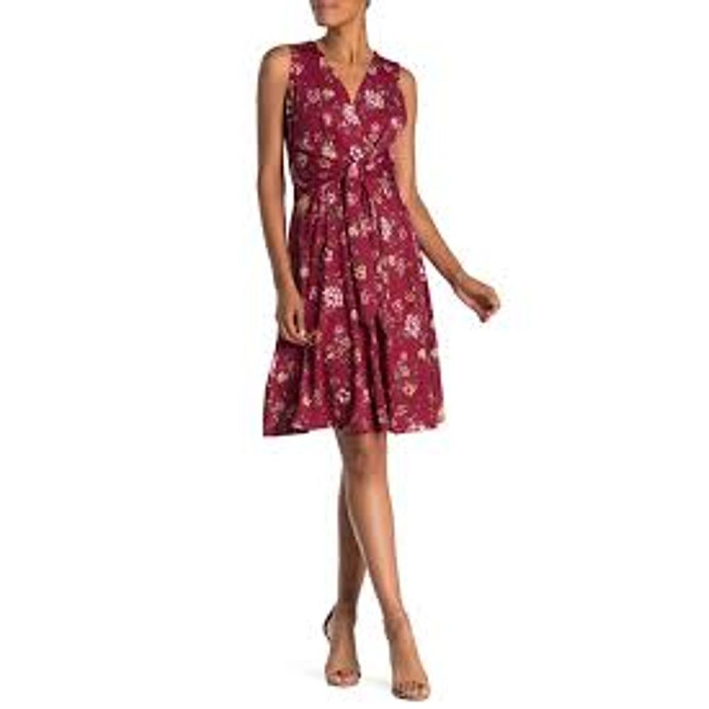 NWT SUPERFOXX Tie Front Floral Tank Dress, sz S
